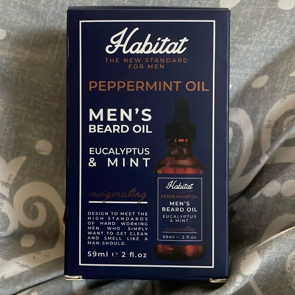 Habitat peppermint men’s beard oil 2 fl oz